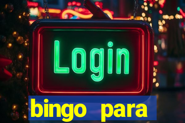 bingo para despedida de solteira para imprimir